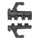 KNIPEX 97 39 05 Krimpprofiel voor niet-geïsoleerde, open connectoren (4,8 + 6,3 mm aansluitbreedte)-1
