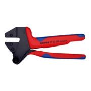 KNIPEX 97 43 200 A Crimp-Systemzange für auswechselbare Crimpeinsätze mit Mehrkomponenten-Hüllen brüniert 200 mm