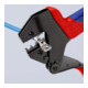 KNIPEX 97 43 200 Crimp-Systemzange für auswechselbare Crimpeinsätze mit Mehrkomponenten-Hüllen brüniert 200 mm