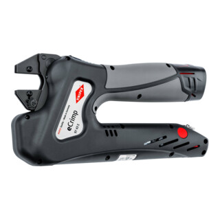 KNIPEX 97 43 E UK eCrimp Elektromechanische Crimp-Systemzange für auswechselbare Crimpeinsätze 270 mm