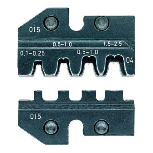 KNIPEX 97 49 04 Krimpprofiel voor niet-geïsoleerde, open connectoren 2,8 + 4,8 mm