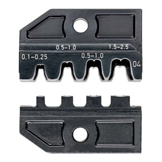 KNIPEX 97 49 04 Krimpprofiel voor niet-geïsoleerde, open connectoren 2,8 + 4,8 mm