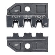 KNIPEX 97 49 05 Crimpeinsatz für unisolierte, offene Steckverbinder 4,8 + 6,3 mm
