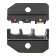 KNIPEX 97 49 06 Crimpeinsatz für isolierte Kabelschuhe + Steckverbinder 