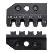 KNIPEX 97 49 28 Crimpeinsatz für Stecker der AMP-Superseal 1.5 Serie von Tyco Electronics 