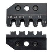 KNIPEX 97 49 28 Krimpprofiel voor stekkers uit de AMP-Superseal 1,5-serie van Tyco Electronics