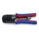 KNIPEX 97 51 10 SB Crimpzange für Westernstecker mit Mehrkomponenten-Hüllen brüniert 190 mm