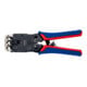 KNIPEX 97 51 12 Crimpzange für Westernstecker mit Mehrkomponenten-Hüllen brüniert 200 mm