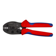 KNIPEX 97 52 50 PreciForce® Crimpzange mit Mehrkomponenten-Hüllen brüniert 220 mm