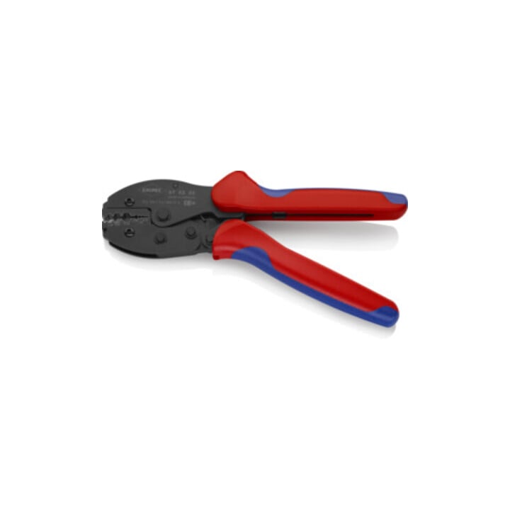 KNIPEX 97 52 50 SB PreciForce® Crimpzange mit Mehrkomponenten-Hüllen brüniert 220 mm
