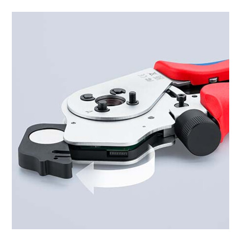 KNIPEX 97 52 65 DG A Vierdornpresszange für gedrehte Kontakte 250 mm