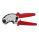 KNIPEX 97 53 19 SB Twistor® T Selbsteinstellende Crimpzange für Aderendhülsen mit drehbarem Crimpkopf mit Mehrkomponenten-Hüllen verchromt 196 mm-1