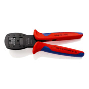 KNIPEX 97 54 24 Crimpzange für Miniaturstecker Parallelcrimp mit Mehrkomponenten-Hüllen brüniert 190 mm