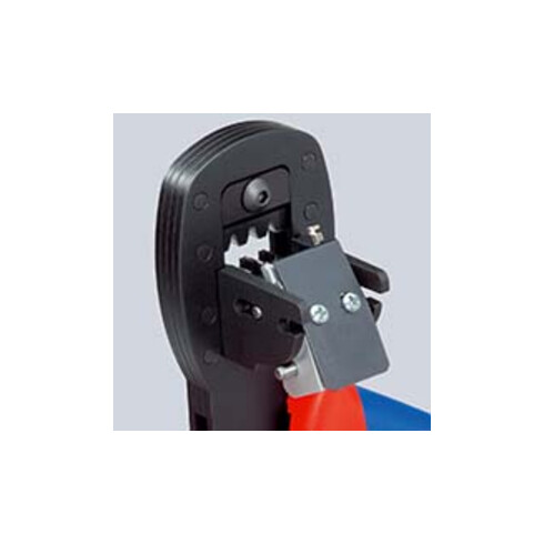 KNIPEX 97 54 24 Crimpzange für Miniaturstecker Parallelcrimp mit Mehrkomponenten-Hüllen brüniert 190 mm