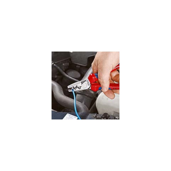 KNIPEX 97 71 180 Crimpzange für Aderendhülsen mit Kunststoff überzogen 180 mm