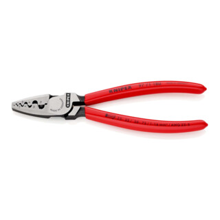 KNIPEX 97 71 180 Krimptang voor adereindhulzen 180 mm