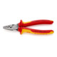 KNIPEX 97 78 180 Crimpzange für Aderendhülsen isoliert mit Mehrkomponenten-Hüllen, VDE-geprüft 180 mm
