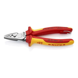 KNIPEX 97 78 180 T Crimpzange für Aderendhülsen VDE 180 mm