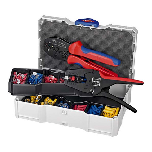 KNIPEX 97 90 22 Crimp-Sortiment für Kabelverbinder 14-teilig 265 mm