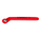 KNIPEX Chiave ad anello, diritta, cromata, isolata 1000V-1