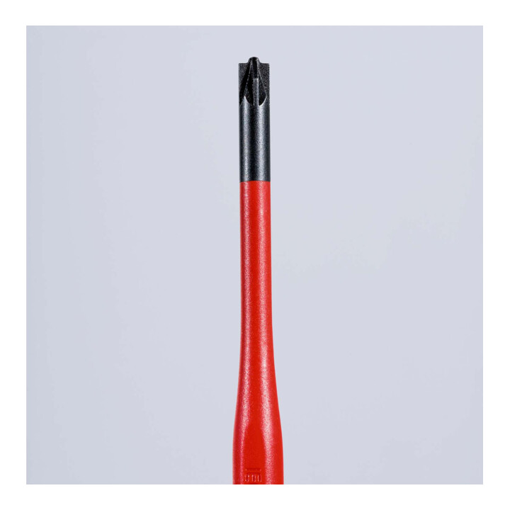 KNIPEX 98 25 01 SLS Schroevendraaier (slank) PlusMinus Pozidriv® gebrand VDE 187 mm