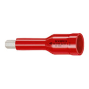 KNIPEX 98 39 08 Steckschlüsseleinsatz für Innensechskantschrauben mit Innenvierkant 3/8" 75 mm