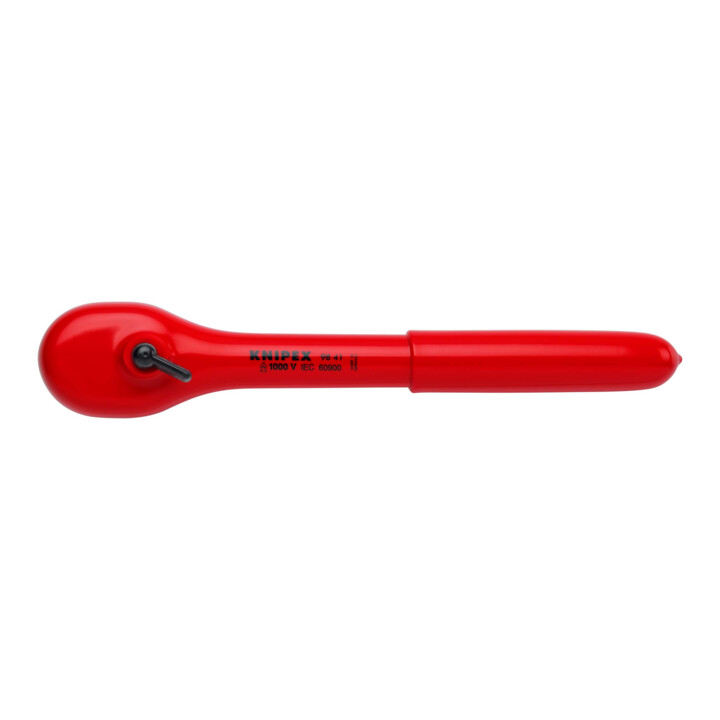 KNIPEX 98 41 Umschaltknarre mit Außenvierkant 1/2" 265 mm