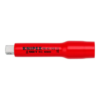 KNIPEX 98 45 125 Verlängerung mit Innen- / Außenvierkant 1/2" 125 mm