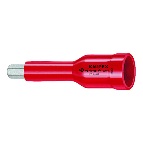 KNIPEX dop voor inbus 1/2" zeskant