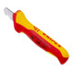 Abmantelungsmesser m. Schutzkappe 2K-Hüllen VDE-gepr. 1000V-isol. Knipex-3