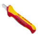 Abmantelungsmesser m. Schutzkappe 2K-Hüllen VDE-gepr. 1000V-isol. Knipex-3