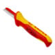 KNIPEX 98 54 Kabelmesser isolierender Mehrkomponenten-Griff, VDE-geprüft 190 mm