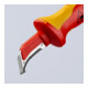KNIPEX 98 55 Ontmantelingsmes met glijschoen VDE 180 mm
