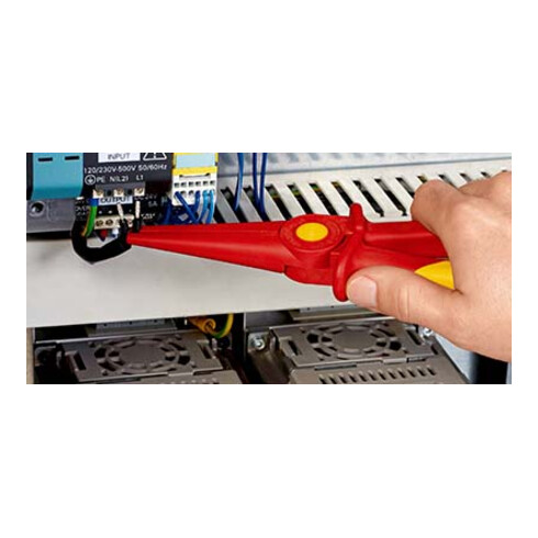 KNIPEX 98 62 02 Platte rondbektang kunststof isolerend VDE 220 mm