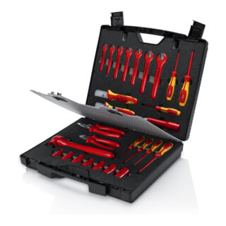 KNIPEX 98 99 12 Standardkoffer 26-teilig 385 mm