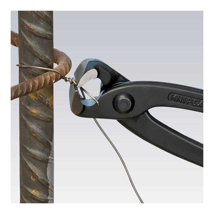 KNIPEX 99 00 220 EAN Monierzange (Rabitz- oder Flechterzange) schwarz atramentiert 220 mm
