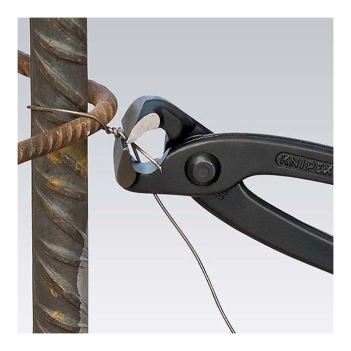 KNIPEX 99 00 220 Monierzange (Rabitz- oder Flechterzange) schwarz atramentiert 220 mm
