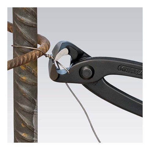 Knipex Monierzange (Rabitz- oder Flechterzange) schwarz atramentiert poliert