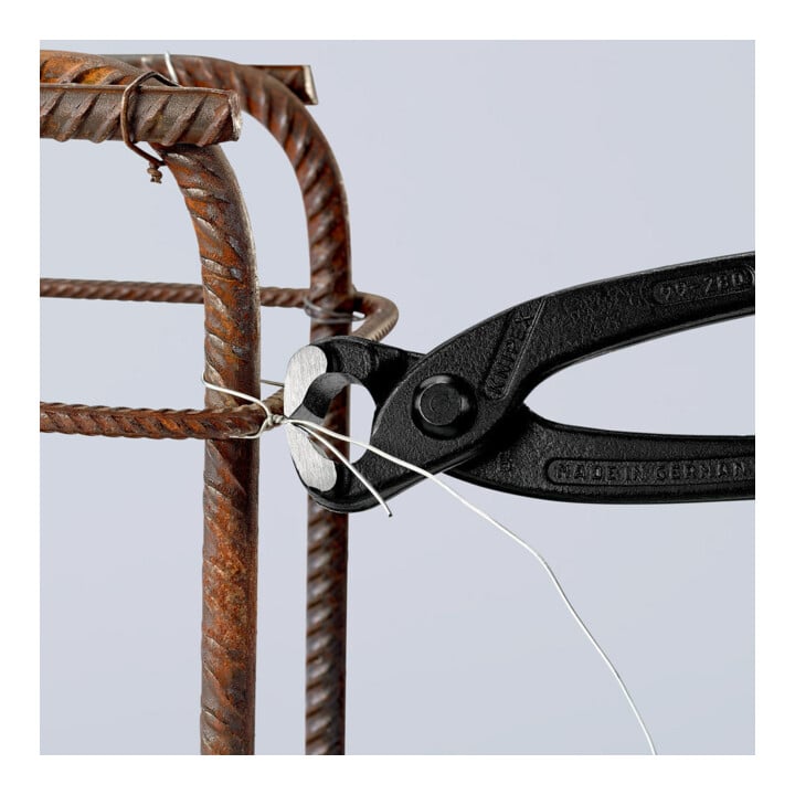 KNIPEX 99 00 280 EAN Monierzange (Rabitz- oder Flechterzange) schwarz atramentiert 280 mm