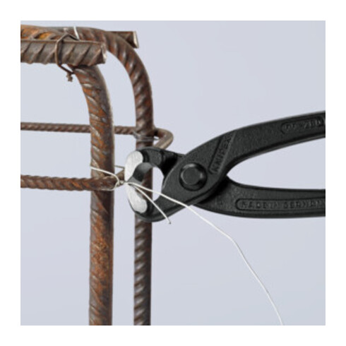 KNIPEX 99 00 280 EAN Monierzange (Rabitz- oder Flechterzange) schwarz atramentiert 280 mm