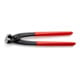 KNIPEX 99 01 220 Monierzange (Rabitz- oder Flechterzange) mit Kunststoff überzogen schwarz atramentiert 220 mm