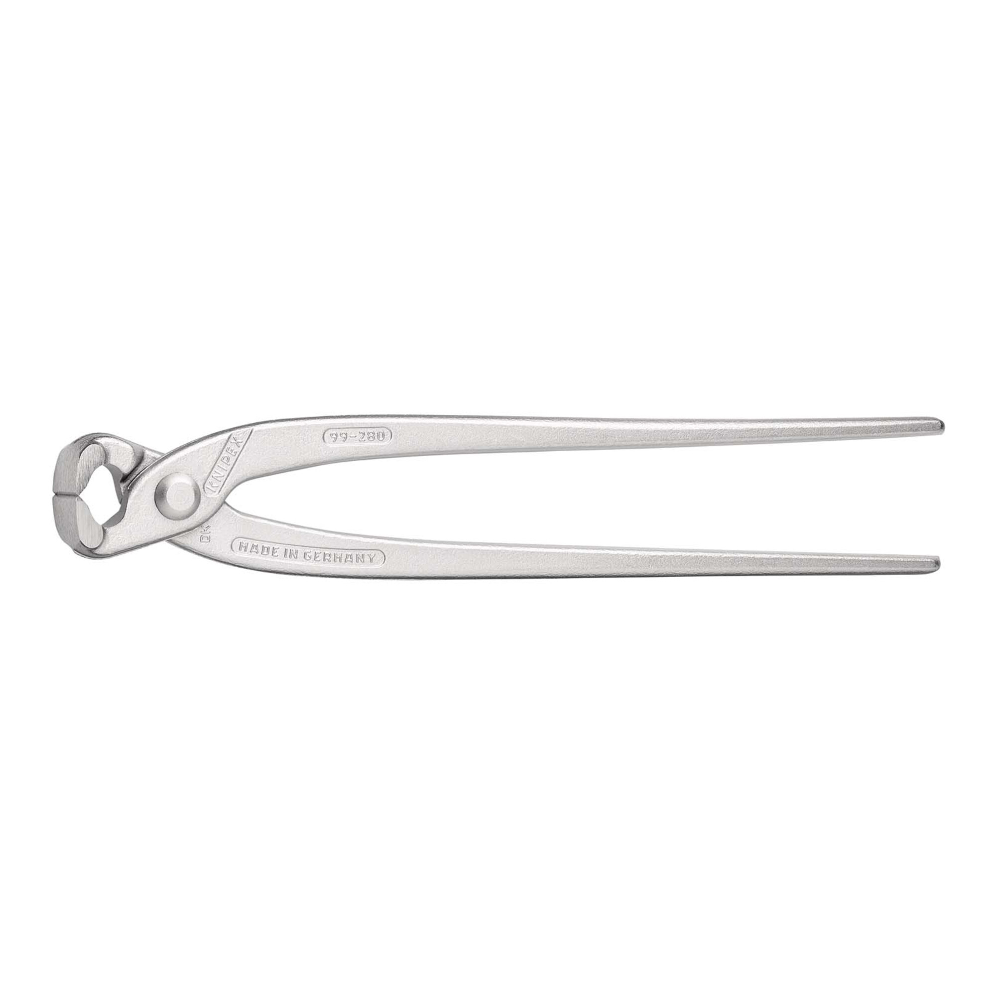 KNIPEX 99 04 280 Monierzange (Rabitz- oder Flechterzange) glanzverzinkt 280 mm