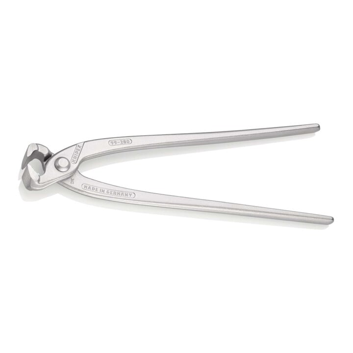 KNIPEX 99 04 280 Monierzange (Rabitz- oder Flechterzange) glanzverzinkt 280 mm
