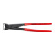 KNIPEX 99 11 250 Kraft-Monierzange hochübersetzt mit Kunststoff überzogen schwarz atramentiert 250 mm-1