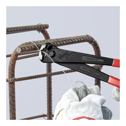 KNIPEX 99 11 300 Kracht moniertang hoge overbrenging zwart geatramenteerd 300 mm