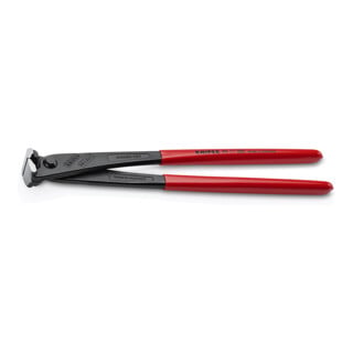 KNIPEX 99 11 300 Kraft-Monierzange hochübersetzt mit Kunststoff überzogen schwarz atramentiert 300 mm