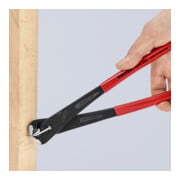 KNIPEX 99 11 300 Kraft-Monierzange hochübersetzt mit Kunststoff überzogen schwarz atramentiert 300 mm-5