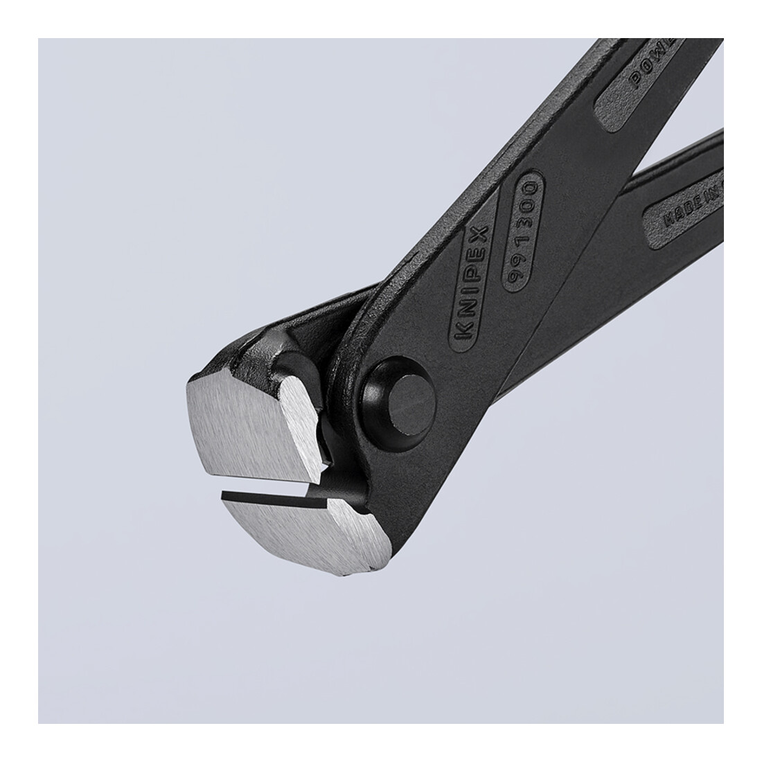 KNIPEX 99 11 300 Kraft-Monierzange hochübersetzt mit Kunststoff überzogen schwarz atramentiert 300 mm