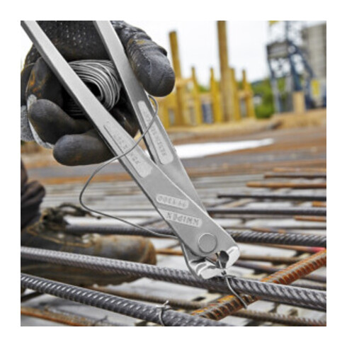 KNIPEX 99 14 300 EAN Kraft-Monierzange hochübersetzt glanzverzinkt 300 mm