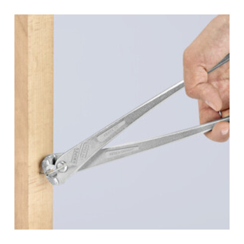 KNIPEX 99 14 300 EAN Kraft-Monierzange hochübersetzt glanzverzinkt 300 mm